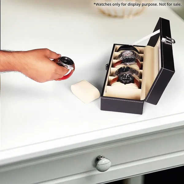 Multicolor_Watch_Box_Organizer_6_Slot_Watch_Storage_Holder_And_Display_Collection_Box_With_Transparent_Glass
