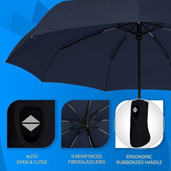 Multicolor_Umbrella_Automatic_Open_Travel_Umbrella_With_Wind_Vent,Umbrella_Big_Size_For_Men