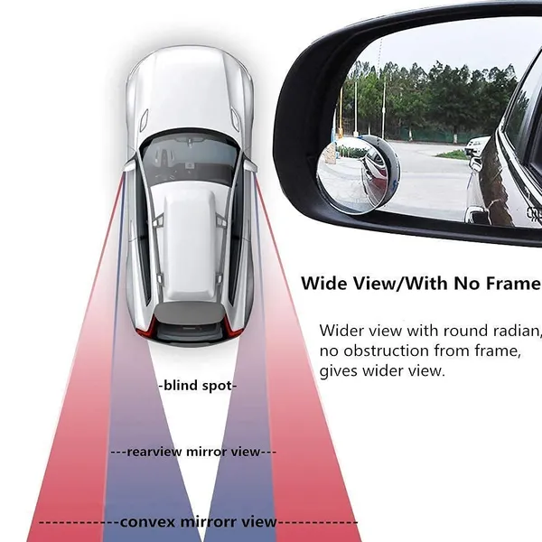 Multicolor_Blind_Spot_Mirror,_2"_Round_Hd-Glass_Frameless_Convex_Rear_View_Mirror_With_Wide-Angle_Adjustable_Stick_For-Cars_Suv_And_Trucks(Pack-Of-2)