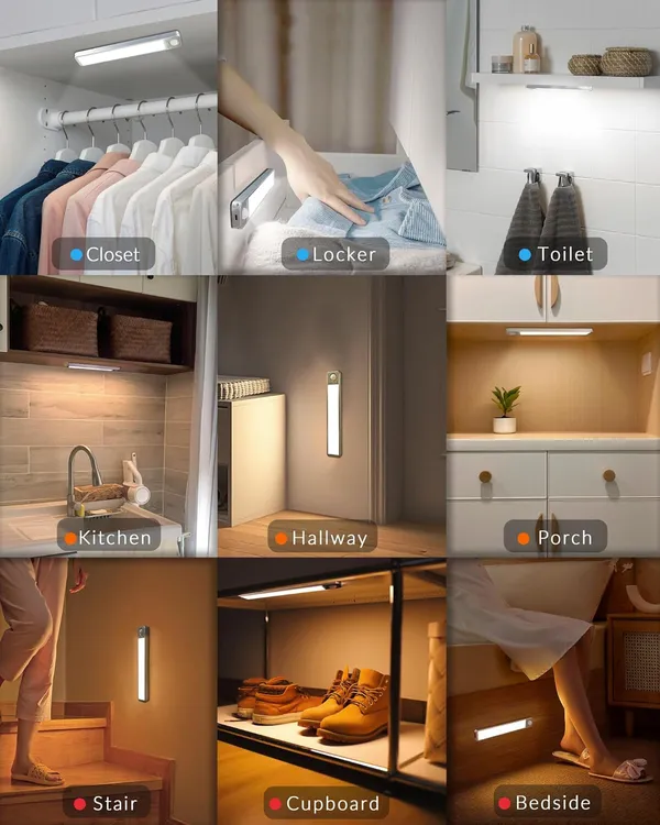 Under_Cabinet_Light_96LED,_3_Color_25cm_Wireless_Dimmable_Magnetic_LED_Strip_Wardrobe_Light_with_Motion_Sensor,_2000mAh_Rechargeable_Cupboard_Sensor_Light_for_Kitchen_Closet_Stair,_1_Pack