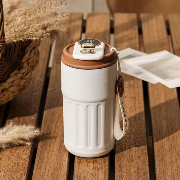Fancy_Coffee_Mug_with_Smart_Temperature_Display_420_ML,_Stainless_Steel_Double_Wall_Vacuum_Insulated_Thermal_Travel_Coffee_Mug_with_Leak-Proof_Lid_and_Strap_Hot_Cold_Thermos