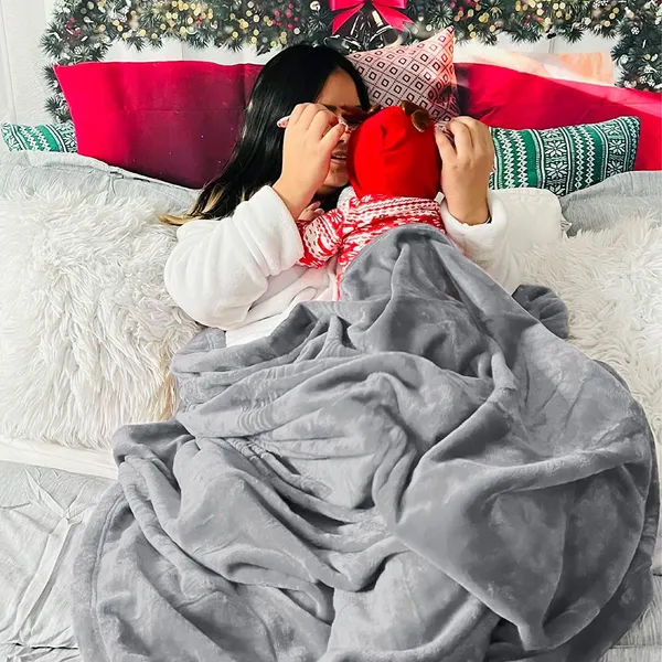Grey_Premium_Plush_Summer_Double_Bed_Dohar/Ac_Blanket_|_200_Gsm_Reversible_Lightweight_Cozy_Soft_For_Bed,_Sofa