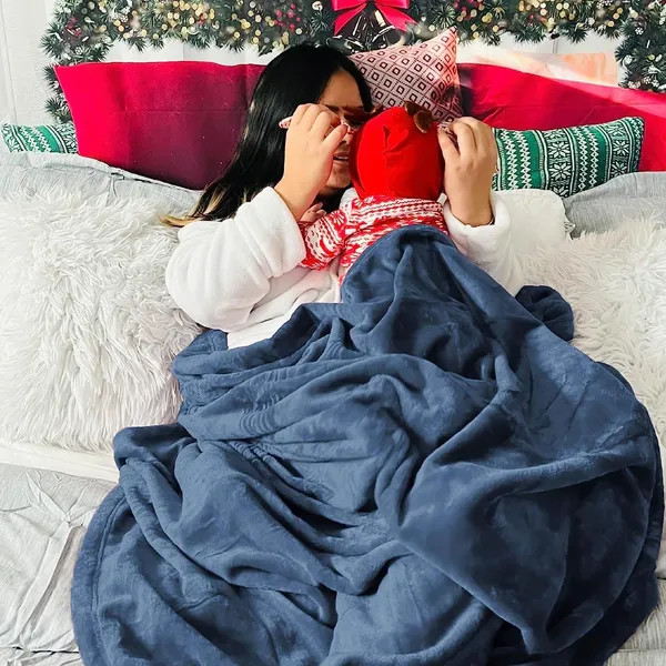 Sky_Blue_Premium_Plush_Summer_Double_Bed_Dohar/Ac_Blanket_|_200_Gsm_Reversible_Lightweight_Cozy_Soft_For_Bed,_Sofa