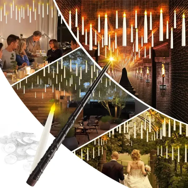 12_Pcs_Floating_Candles_For_Decoration_|_Harry_Potter_Style_Witch_Wizard_Hanging_Lights_With_A_Wand