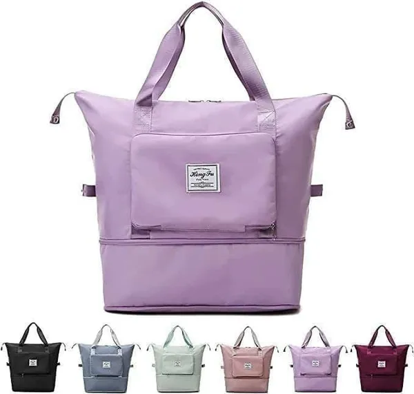 Multicolor_Nylon_41_Liter_Expandable_Travel_Bags_For_Women,_Duffle_Bags_For_Women_Luggage,_Foldable_Vanity_Traveling_Bag