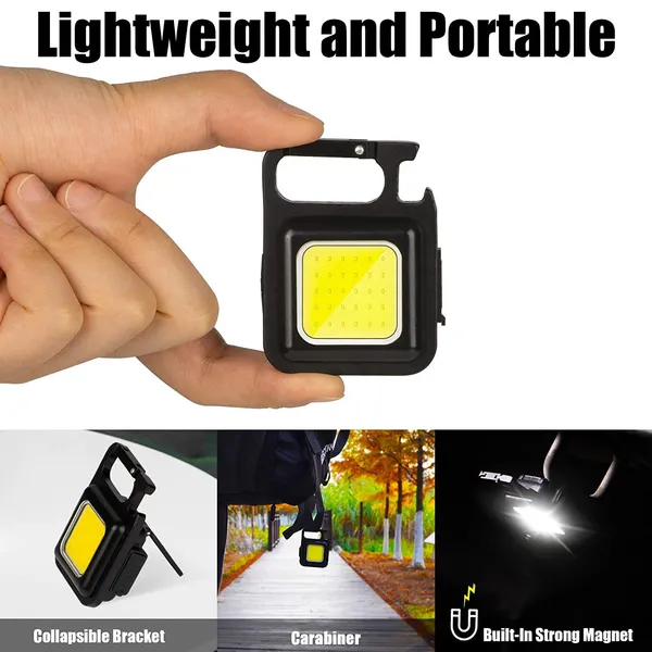 Multicolor_Keychain_Led_Light_2-Hours_Battery_Life_With_Bottle_Opener,_Magnetic_Base_And_Folding_Bracket_Mini_Cob_1000_Lumens