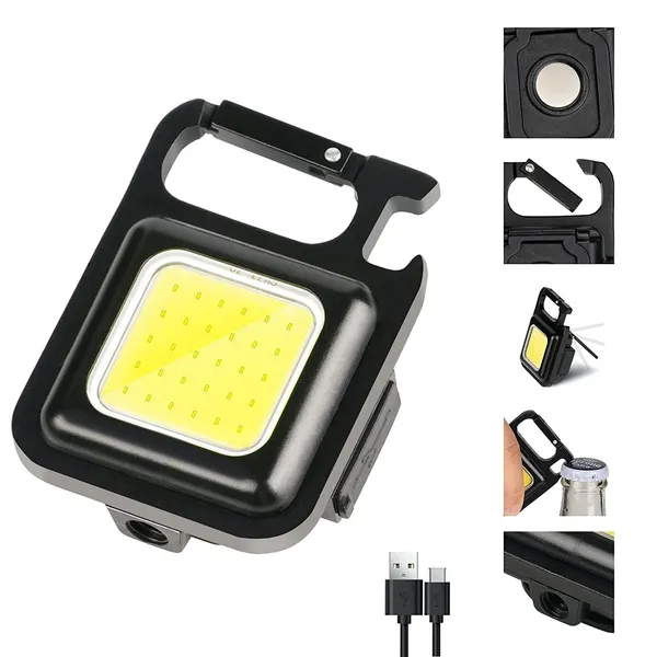 Multicolor_Keychain_Led_Light_2-Hours_Battery_Life_With_Bottle_Opener,_Magnetic_Base_And_Folding_Bracket_Mini_Cob_1000_Lumens