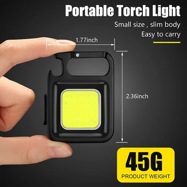 Multicolor_Keychain_Led_Light_2-Hours_Battery_Life_With_Bottle_Opener,_Magnetic_Base_And_Folding_Bracket_Mini_Cob_1000_Lumens