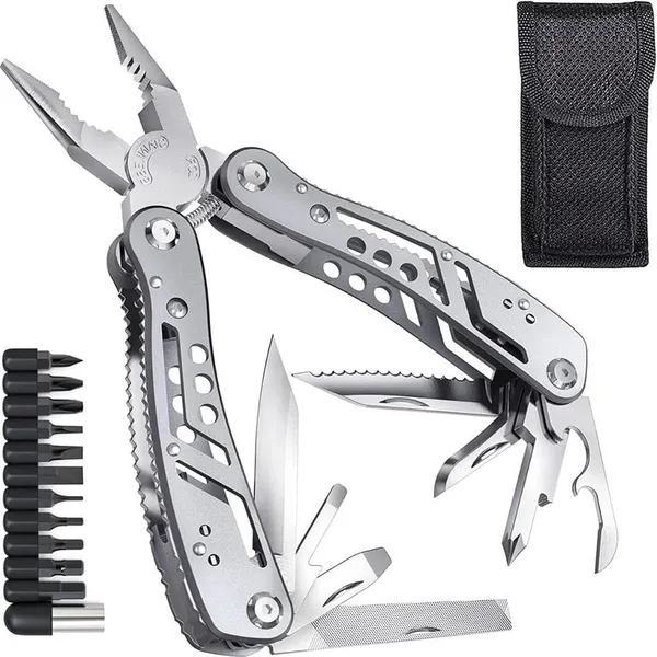 Multicolor_24_In_1_Multi-Function_Plier_Tools_Made_Of_Stainless_Steel_With_11_Screwdriver_Bits_With_Safety_Hook,_Bottle_Opener