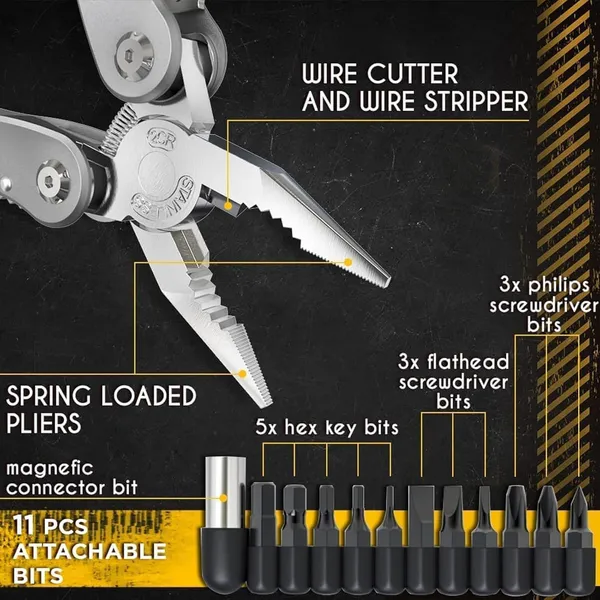 Multicolor_24_In_1_Multi-Function_Plier_Tools_Made_Of_Stainless_Steel_With_11_Screwdriver_Bits_With_Safety_Hook,_Bottle_Opener