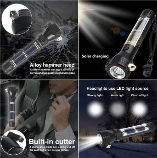 Multicolor_Solar_Led_Torch_Light_Aluminum_7_Mode_Rechargeable_High_Power_Long_Distance_With_Led_Torch_Flashlight_Use_For_Car