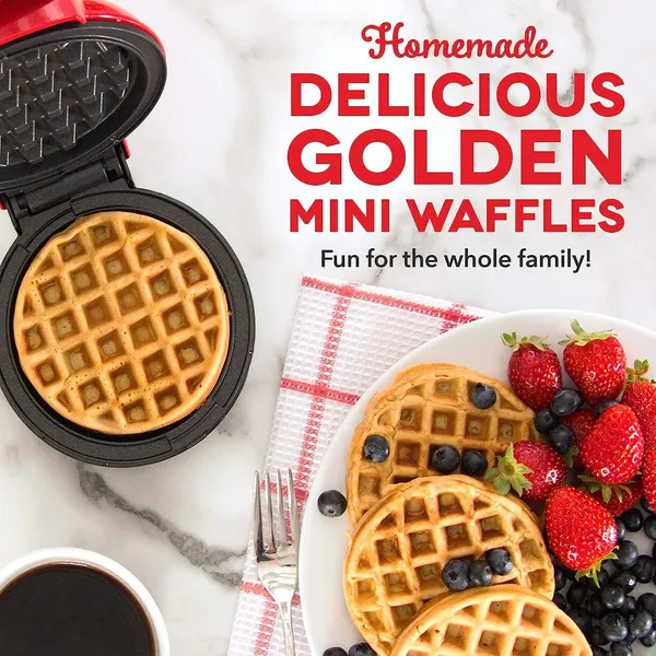 Multicolor_Mini_Waffle_Maker,_Red_(Mini_Waffle_Maker)_(Waffle_Maker)