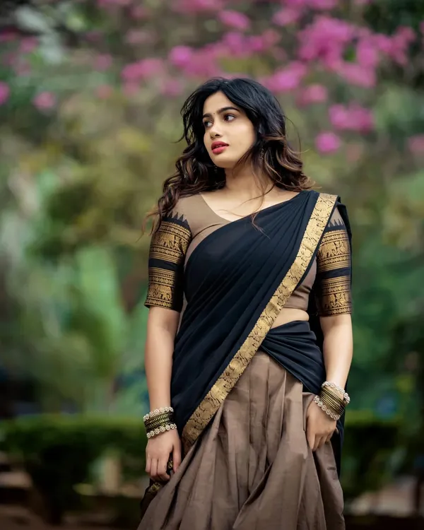 Kanjivaram_Silk_Zari_Half_Lehenga_Saree_With_Blouse_And_Dupatta