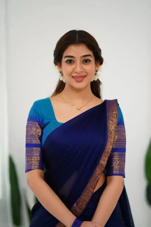 Kanjivaram_Silk_Half_Lehenga_Saree_With_Blouse_And_Dupatta