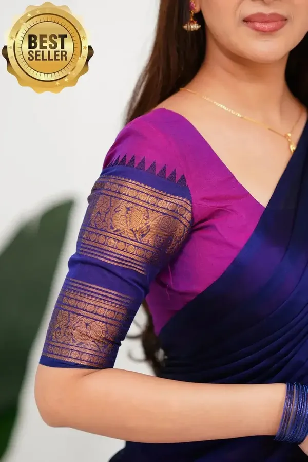 Kanjivaram_Silk_Zari_Half_Lehenga_Saree_With_Blouse_And_Dupatta
