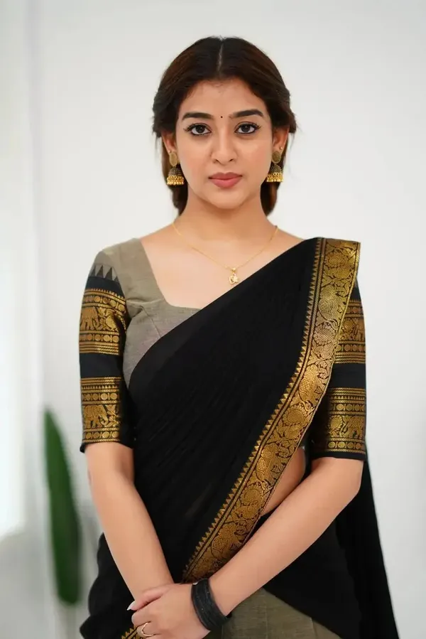 Kanjivaram_Silk_Half_Lehenga_Saree_With_Blouse_And_Dupatta