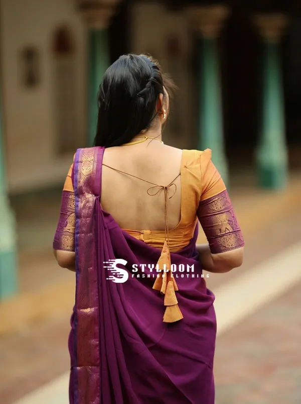 kanjivaram_cotton_half_lehngha_saree_whith_blouse_and_duppata