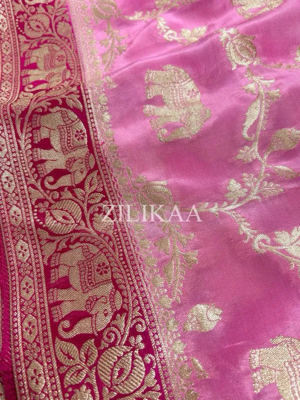 Pink_Banarasi_Soft_Designer_Silk_Saree_With_Unstitched_Blouse_Piece_For_Women