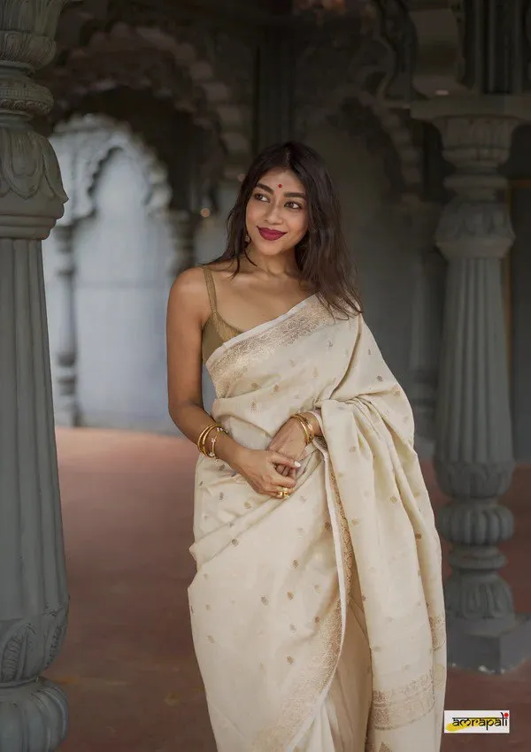 Cream_Cotton_Soft_Designer_Silk_Saree_With_Blouse_Peace_For_Women