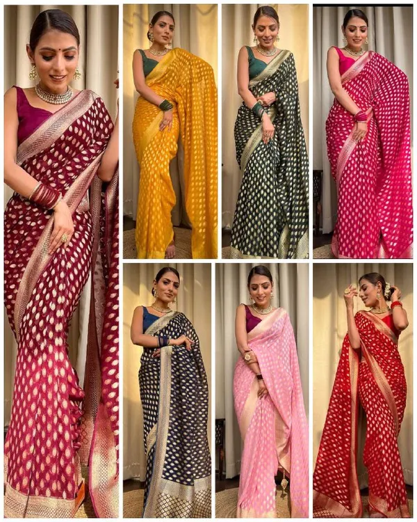 Green_Banarasi_Soft_Designer_Silk_Saree_With_Blouse_Peace_For_Women
