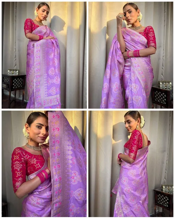 Mint_Purple_Banarasi_soft_Designer_Silk_Saree_With_Blouse_Peace_For_Women