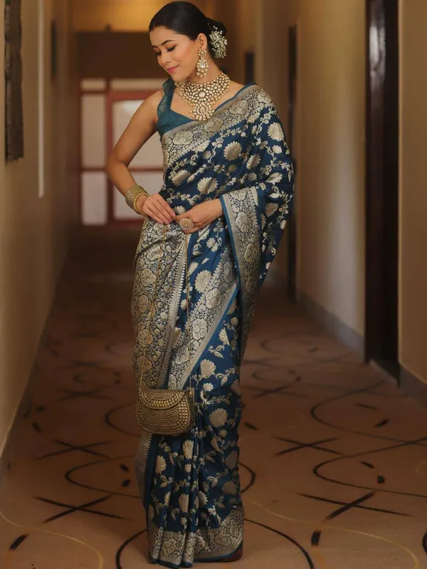 Nevy_Blue_Banarasi_soft_Designer_Silk_Saree_With_Blouse_Peace_For_Women