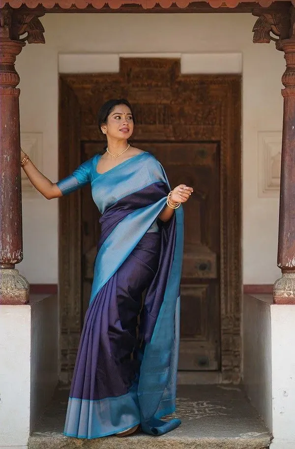 Nevy_Blue_Banarasi_soft_Designer_Silk_Saree_With_Unstitched_Blouse_Piece_For_Women