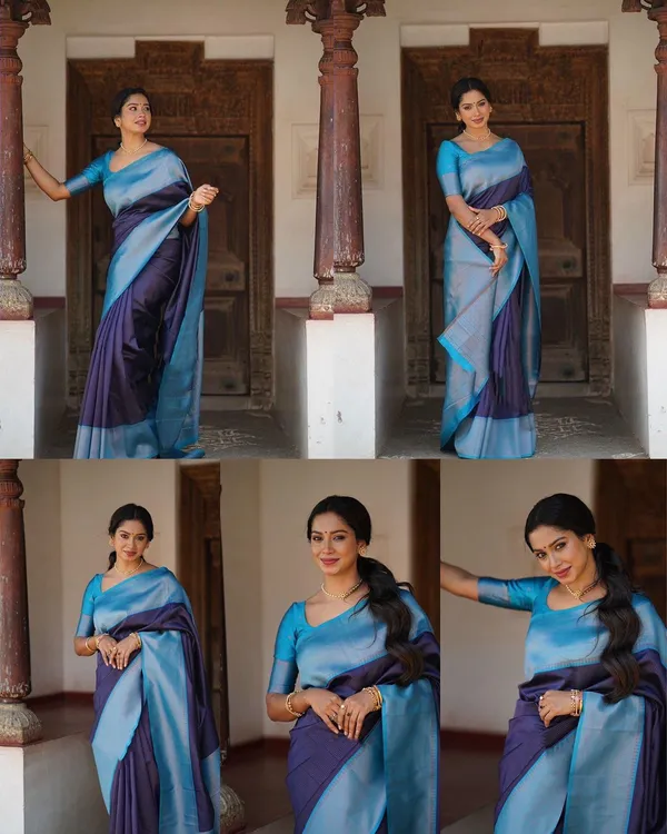 Nevy_Blue_Banarasi_soft_Designer_Silk_Saree_With_Unstitched_Blouse_Piece_For_Women