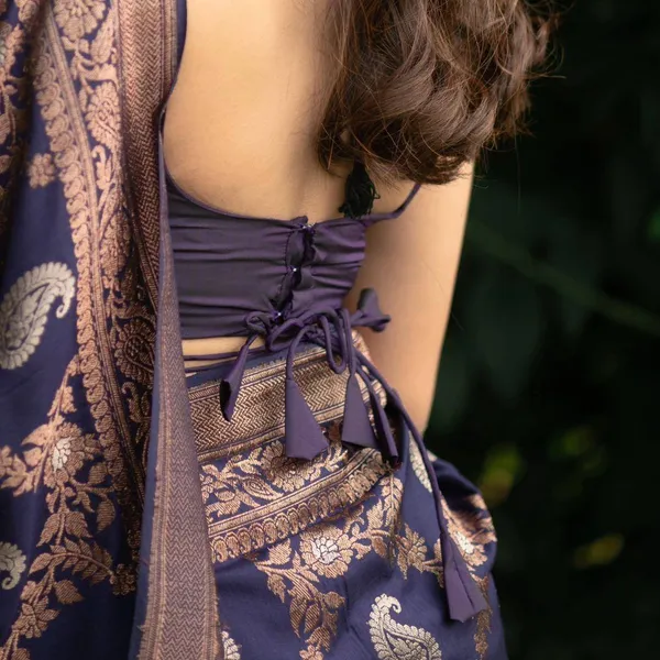 Nevy_Blue_Banarasi_Soft_Lichi_Designer_Silk_Saree_With_Blouse_Peace_For_Women
