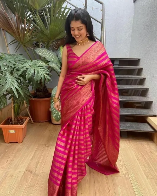 Pink_Banarasi_soft_Designer_Silk_Saree_With_Blouse_Peace_For_Women