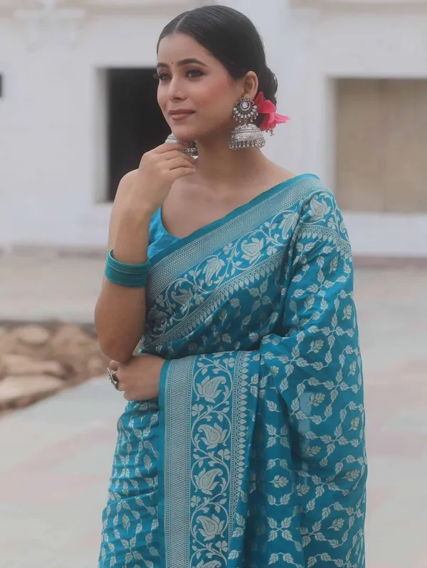 Rama_Banarasi_Soft_Lichi_Designer_Silk_Saree_With_Blouse_Peace_For_Women