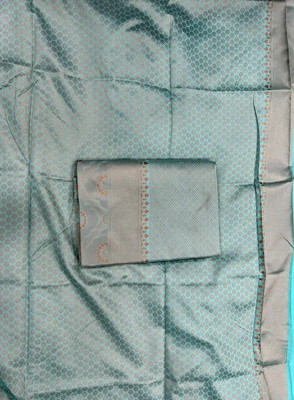 Tourques_Grey_Banarasi_soft_Designer_Silk_Saree_With_Blouse_Peace_For_Women