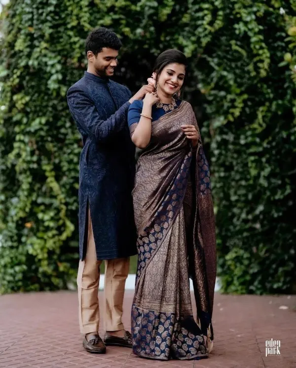 Violet_Soft_Lichi_Designer_Silk_Saree_With_Blouse_piece_For_Women