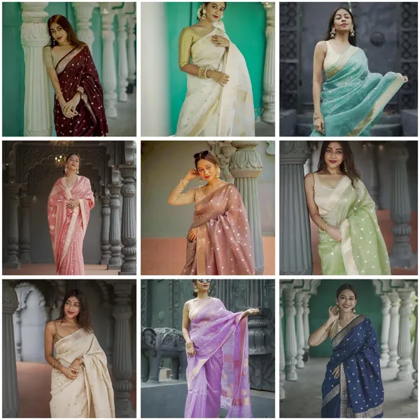 Wine_Cotton_Designer_Silk_Saree_With_Unstitched_Blouse_Piece_For_Women