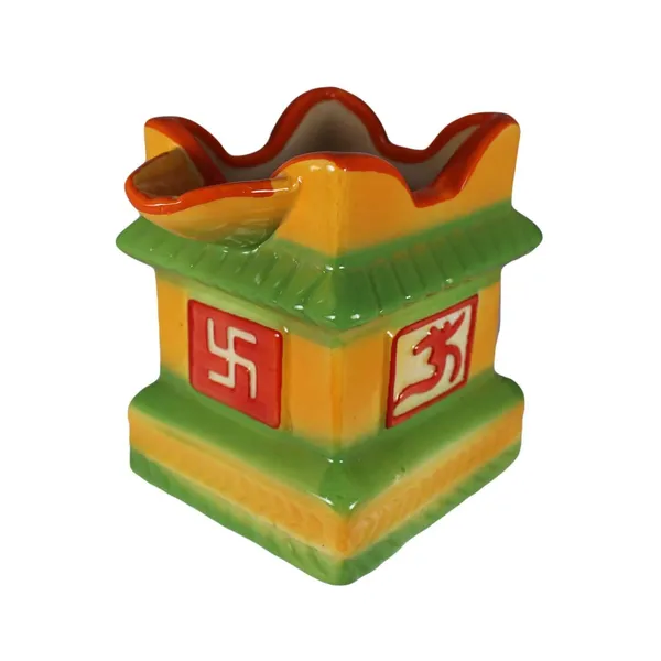 Tulsi_Ceramic_Pot_For_Indoor_Plants_Planters_Flower_Pots_Gamla_Table_Top_Outdoor_Succulent_Cactus_Plant_Pot_Container_Planter(Yellow_Green)(L:10_Cm,W:10_Cm,H:12.5_Cm)