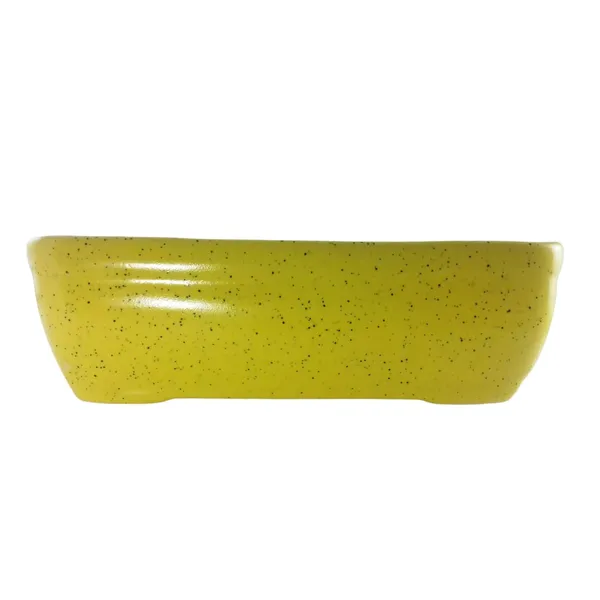 Rectangle_Ceramic_Pots_For_Indoor_Plants,Planters,Flower,Gamla_For_Indoor,Outdoor,Balcony,Home,Garden,Office_Decor,Succulent_Pot(Yellow)(L:18.5_Cm,_W:11.5_Cm,_H:6_Cm)