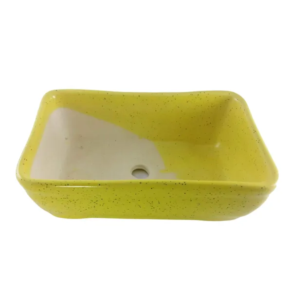 Rectangle_Ceramic_Pots_For_Indoor_Plants,Planters,Flower,Gamla_For_Indoor,Outdoor,Balcony,Home,Garden,Office_Decor,Succulent_Pot(Yellow)(L:18.5_Cm,_W:11.5_Cm,_H:6_Cm)