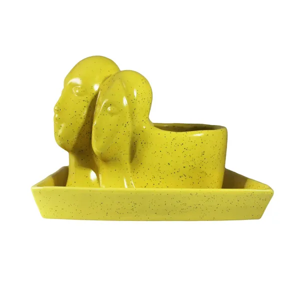 Couple_With_Tray_Plate_Ceramic_Pots_For_Indoor_Plants,Planters,Flower,Gamla_For_Indoor,Outdoor,Balcony,Home,Garden,Office_Decor,Succulent_Pot(L:15_Cm,W:9_Cm,H:13_Cm)_Anniversary_Valentines_Gift_For_Love