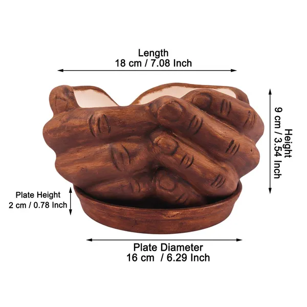 Hand_Ceramic_Flower_Pots_With_Plate_Tray_Ceramic_Pot_For_Indoor_Plants_Flower_Pots_Gamla_Table_Top_Succulent_Cactus_Plant_Pot_(Color:Antique,_Plate:Antique)_Cir001