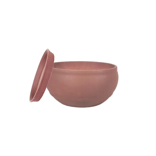 Bowl_Small_Truffle_With_Plate_Truffle_R4_Ceramic_Pots_For_Indoor_Plants,Planters,Flower,Gamla,Outdoor,Home,Garden,Decor,Succulent(Bowl-H-8Cmxd-15Cm,Plate-H-2Xd-13Cm)