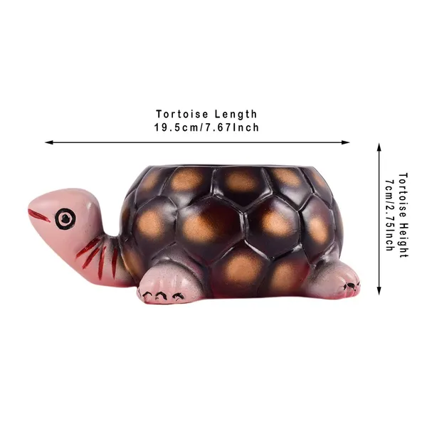 Tortoise_Big_Ceramic_Pots_For_Indoor_Plants,Planters,Flower_Pots,Gamla_For_Indoor,Outdoor,Succulent_Pot.(Color:_Hp_Pink_Neck)