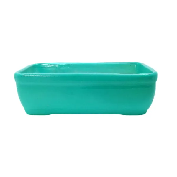 Rectangle_Hand_Panted_Ceramic_Pots_For_Indoor_Plants,Planters,Flower_Pots,Gamla_For_Indoor,Outdoor,Succulent_Pot.(Color:_Green)