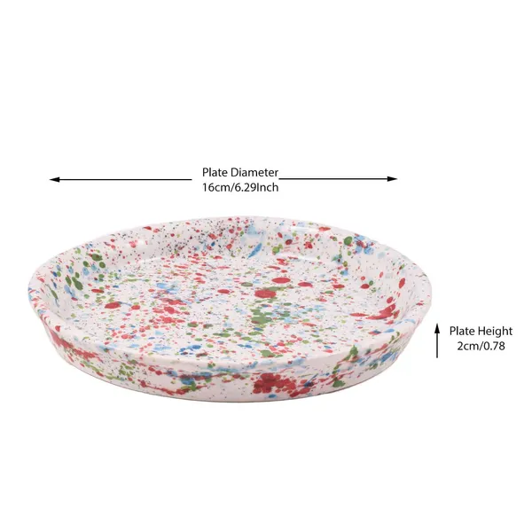 Ceramic_Circular_Plate_Tray_Set_Of_6_Pots_For_Indoor_Plants,Planters,Flower_Pots,Gamla_For_Indoor,Outdoor,Succulent_Pot.()