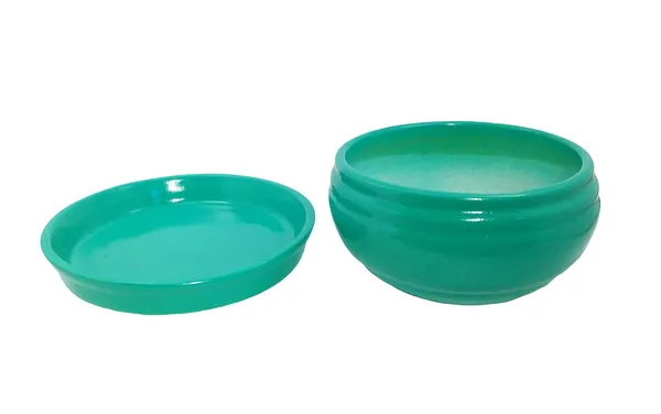 Bowl_With_Tray_Plate_Ceramic_Pots_For_Indoor_Plants,Planters,Flower_Pots,Gamla_For_Indoor,Outdoor,Succulent_Pot_(Green)