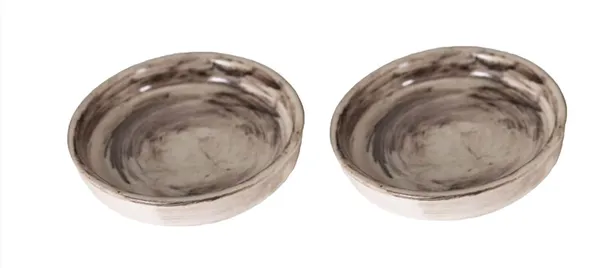 Plate_Tray_(Set_Of_Two)_Ceramic_Pots_For_Indoor_Plants,Planters,Flower_Pots,Gamla_For_Indoor,Outdoor,Succulent_Pot.(Color:_Ivory)(D:_10_Cm,_H:_1.5_Cm)