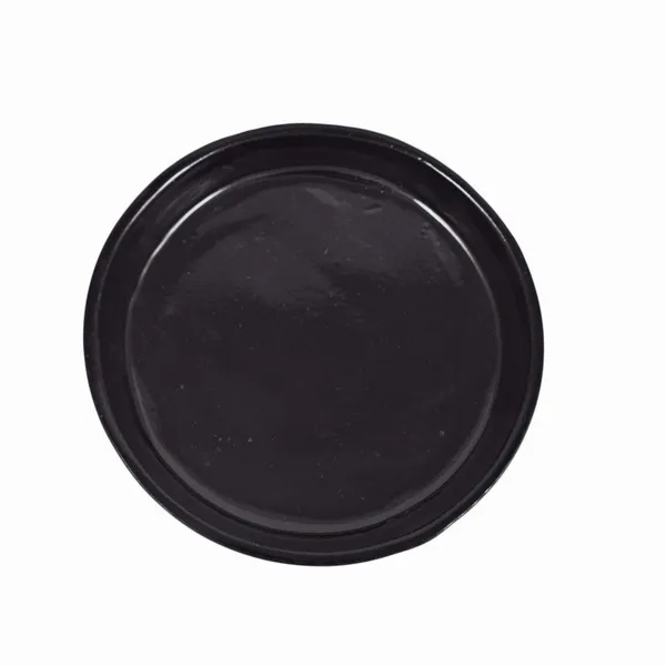 Circular_Plate_Tray_(Set_Of_Two)_For_Ceramic_Pots_For_Indoor_Plants,Planters,Flower_Plate_(Black)