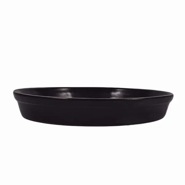 Circular_Plate_Tray_(Set_Of_Two)_For_Ceramic_Pots_For_Indoor_Plants,Planters,Flower_Plate_(Black)