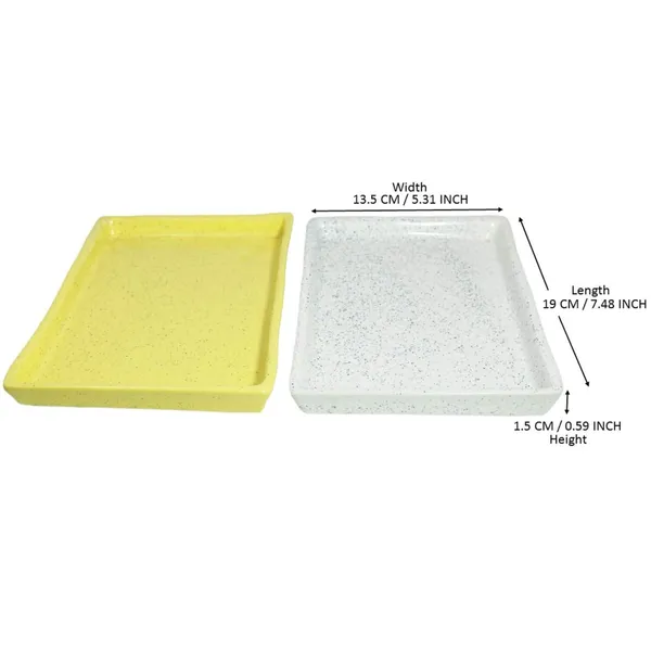 Plate_Tray_(Set_Of_Two)_For_Ceramic_Pots_For_Indoor_Plants,Planters,Flower_Pots,Gamla_(L:_19_Cm,_W:_13.5_Cm,_H:_1.5_Cm)_()