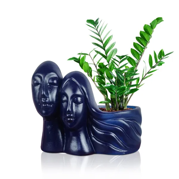 Couple_Blue_Ceramic_Pots_For_Indoor_Plants,_Planters,_Flower,_Pots,_Gamla,_Outdoor,_Balcony,_Home,_Garden,_Office_Decor,_Succulent_Pot(L_-_16_X_W_-_10_X_H_-_14.5_Cm)
