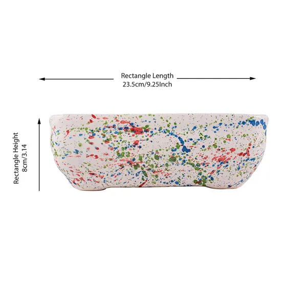 Rectangle_Ceramic_Pots_For_Indoor_Plants,Planters,Flower_Pots,Gamla_For_Indoor,Outdoor,Succulent_Pot.(Color:_Multi)_Rec002